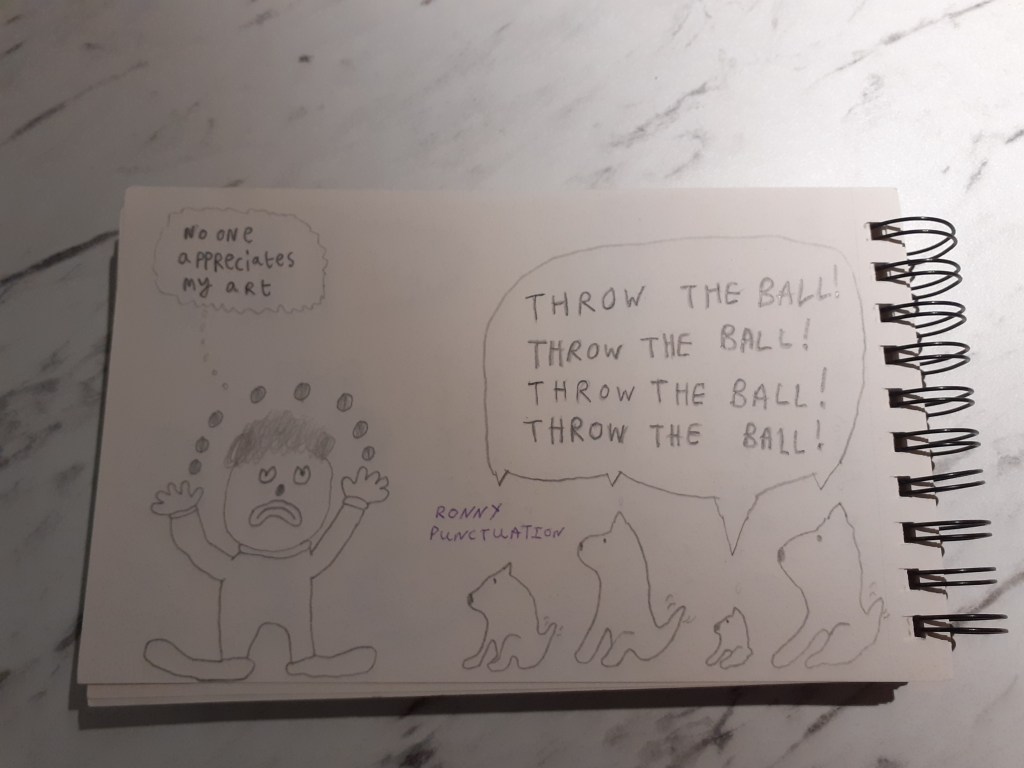 Ronny Punctuation Cartoon