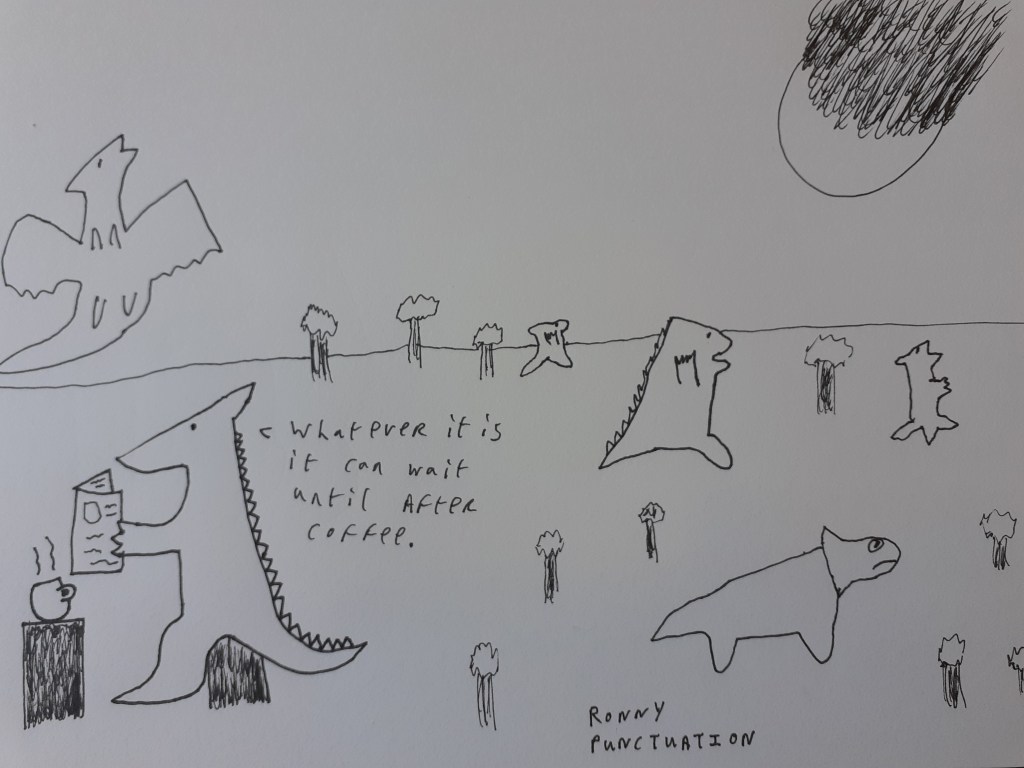 Ronny Punctuation Cartoon