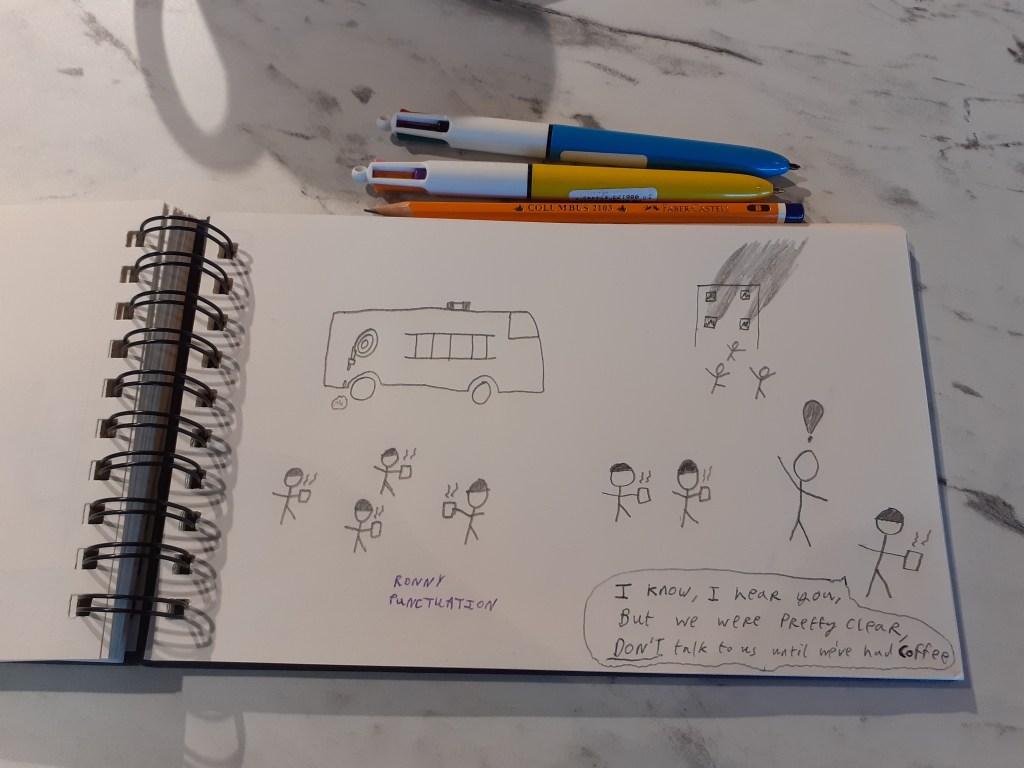 Ronny Punctuation Cartoon