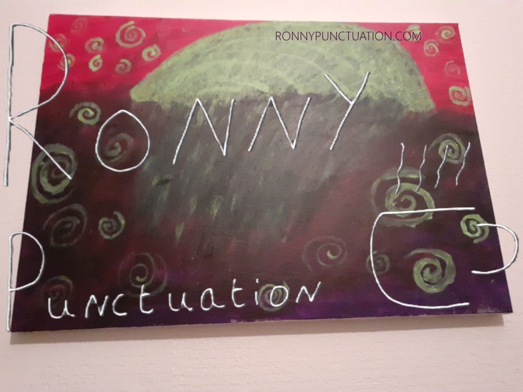 letter to vincent ronny punctuation