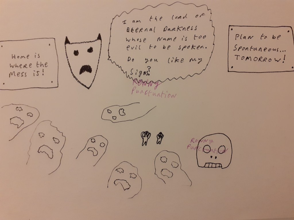 Ronny Punctuation Lord of Eternal Darkness