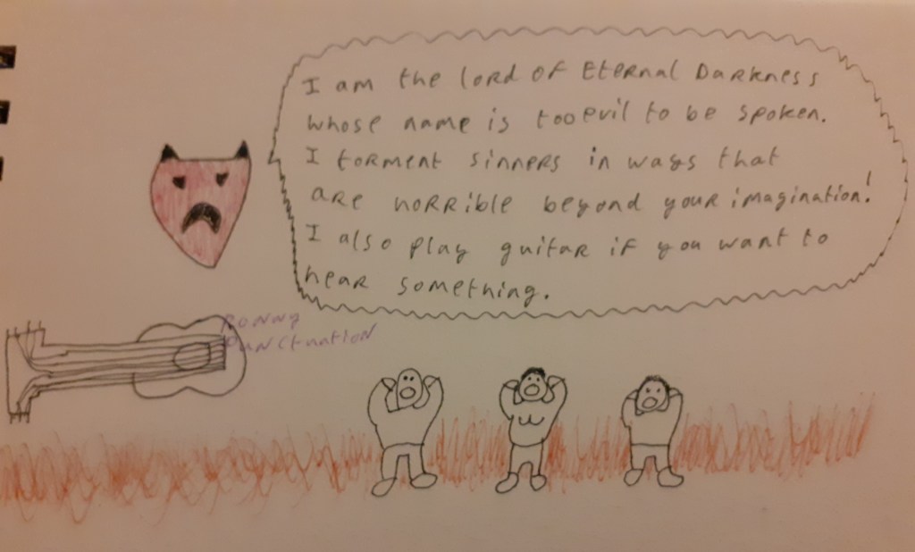 Ronny Punctuation Lord of eternal Darkness