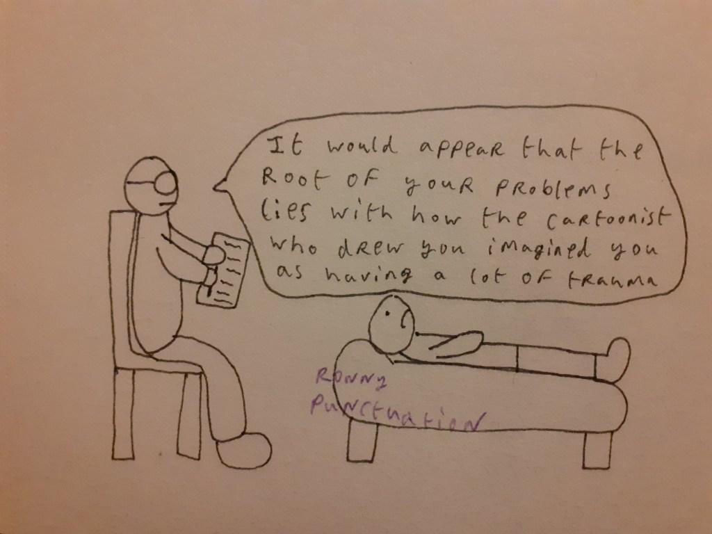 Ronny Punctuation Therapy Cartoon