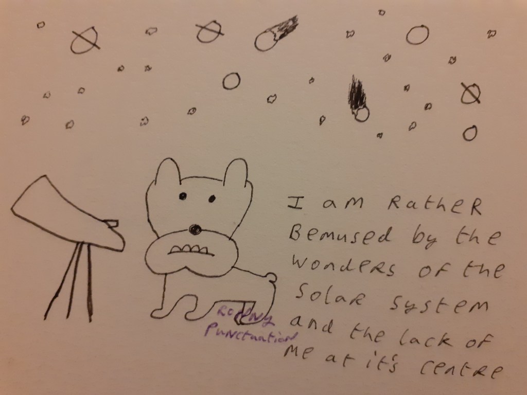 Cartoon Ronny Punctuation Bruce