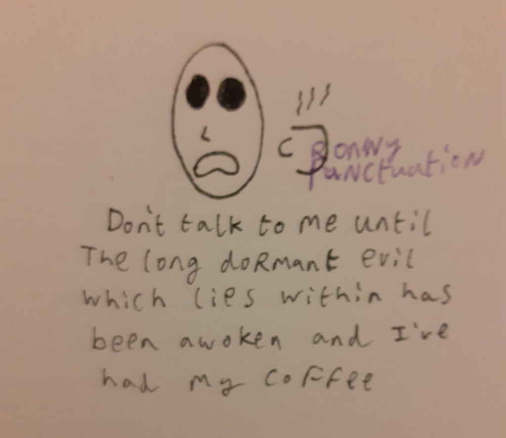 Cartoon Ronny Punctuation