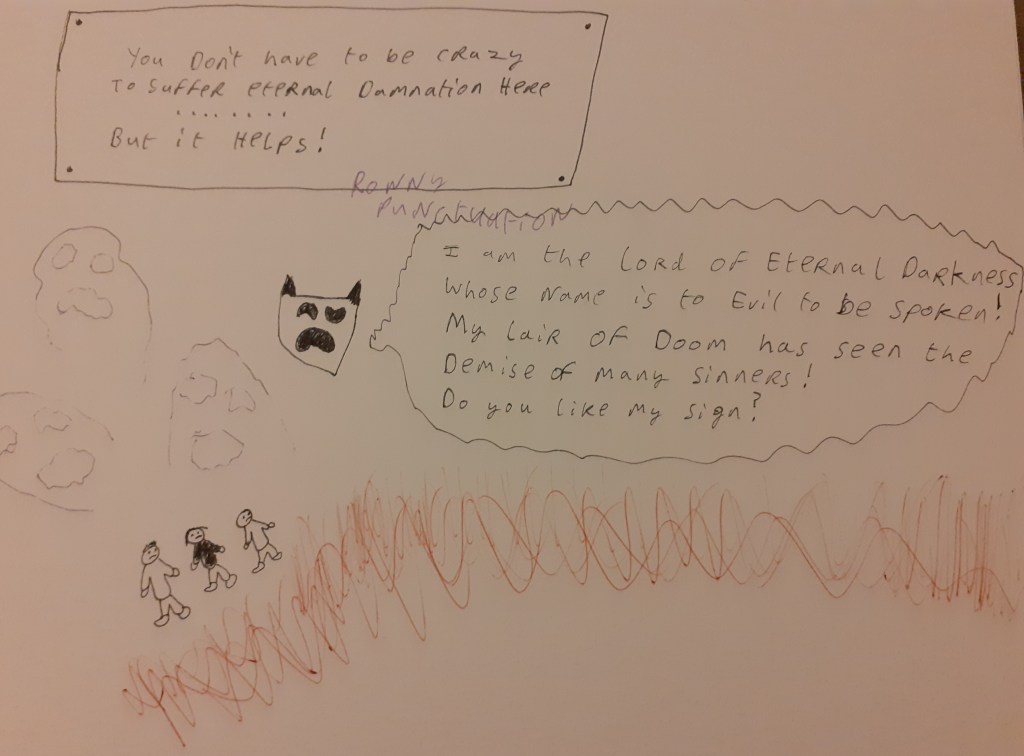 Ronny Punctuation Cartoon