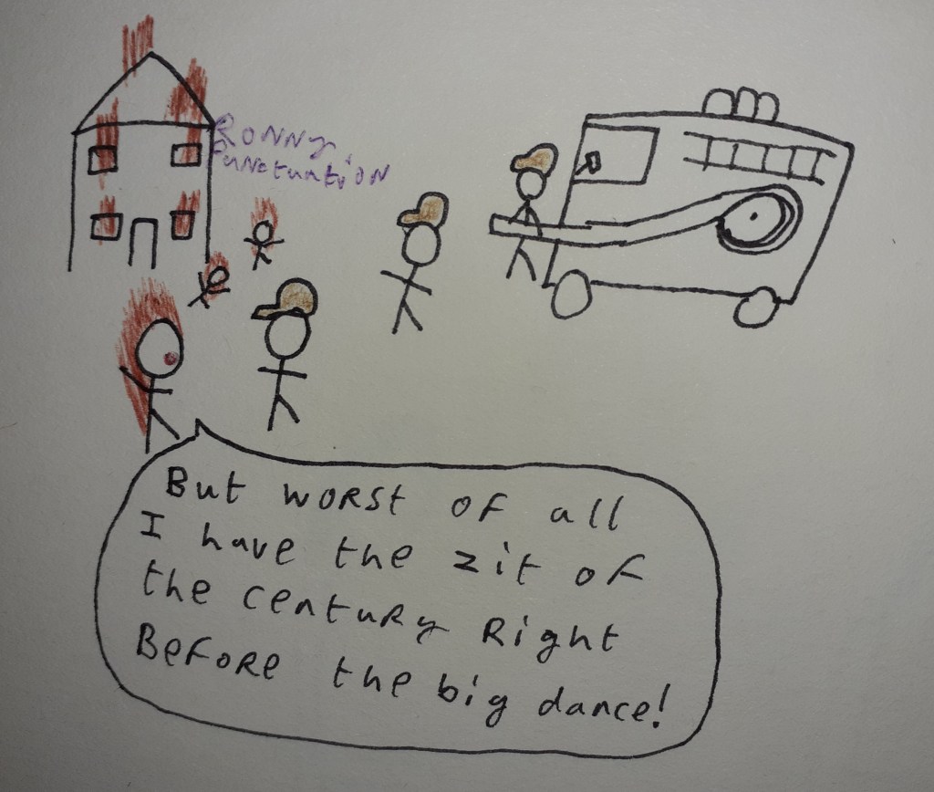Ronny Punctuation cartoon
