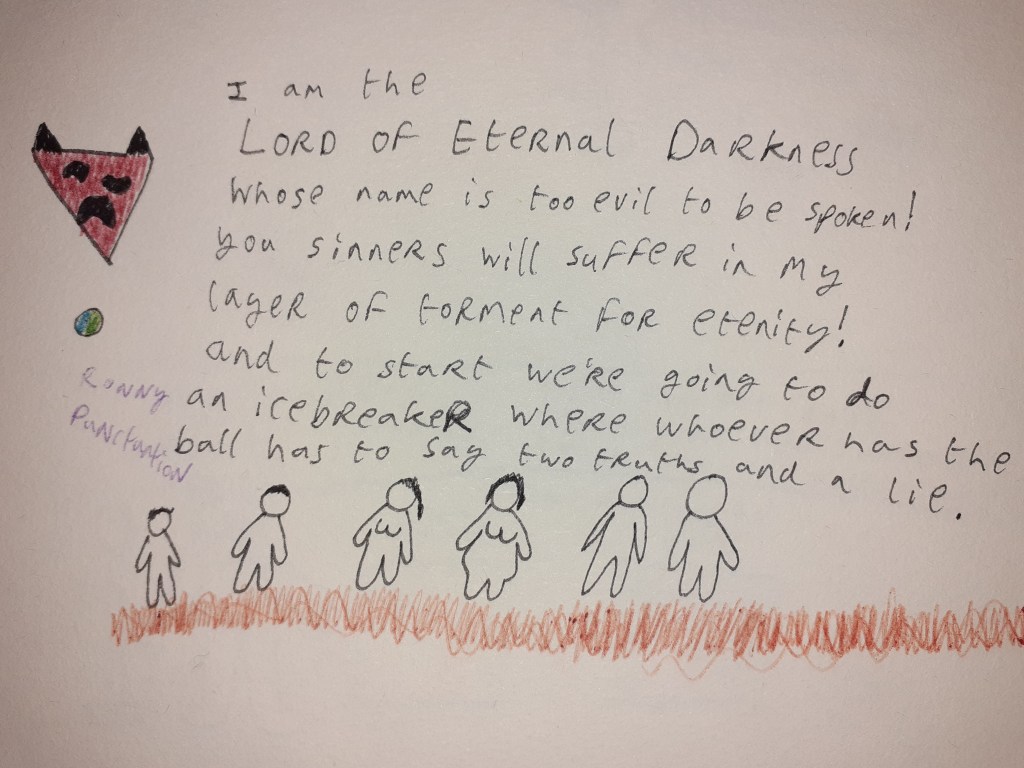 Lord of Eternal Darkness Ronny Punctuation