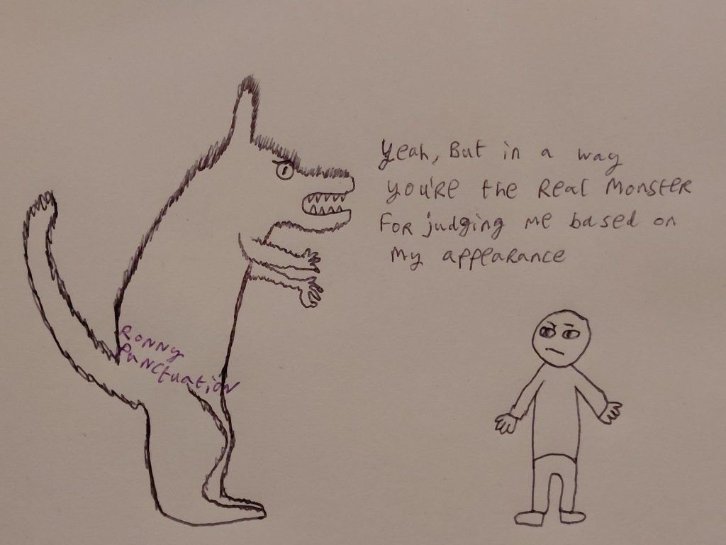 Ronny Punctuation Cartoon