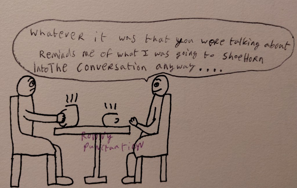 Ronny Punctuation Cartoon